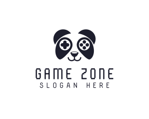 Panda Game Streamer  logo design