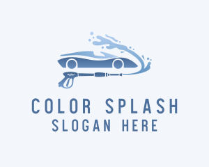 Car Splash Pressure Washing  logo design