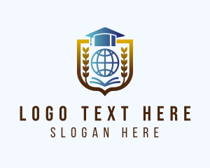 Bookstore - Global Education Academy logo design