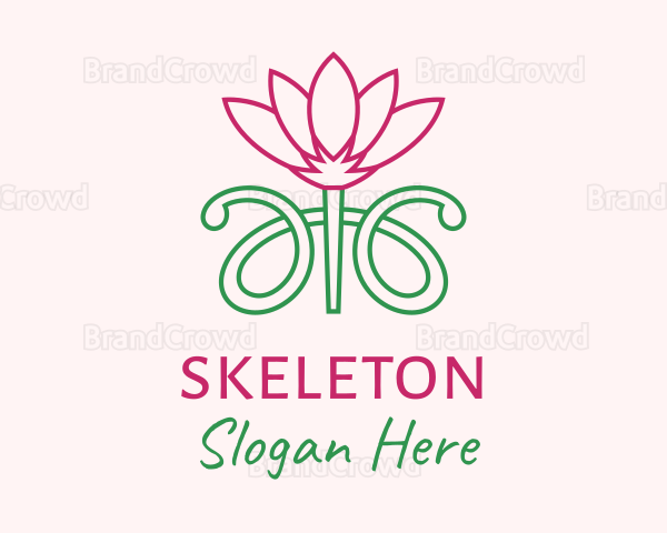 Lotus Flower Garden Logo