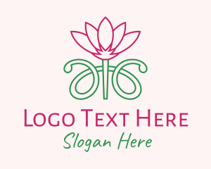 Perfume - Lotus Flower Garden logo design