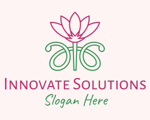 Lotus Flower Garden  Logo
