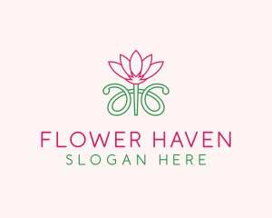 Lotus Flower Garden  logo design