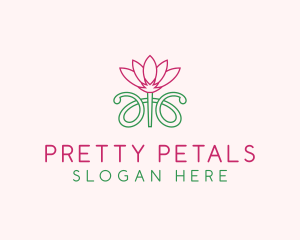 Lotus Flower Garden  logo design