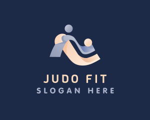 Judo - People Embrace Charity logo design