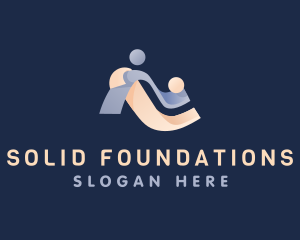 Physical Therapy - People Embrace Charity logo design