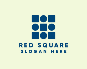 Modern Circle And Square logo design