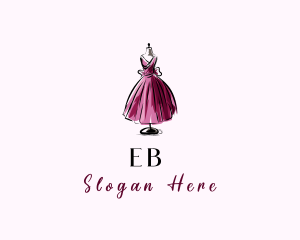 Couture - Fashion Dress Mannequin logo design