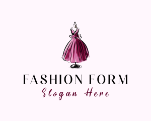 Mannequin - Fashion Dress Mannequin logo design