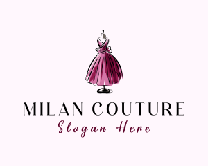 Fashion Dress Clothing logo design