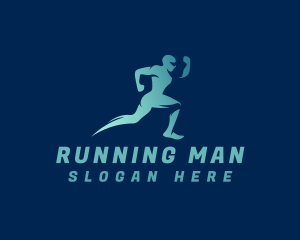 Sprint Training Man logo design