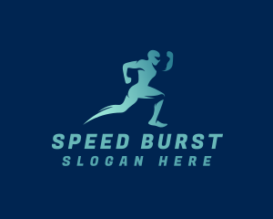 Sprint Training Man logo design