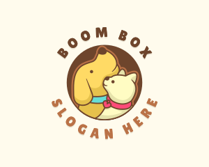 Dog Cat Veterinary logo design