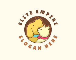 Dog Cat Veterinary logo design