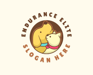 Dog Cat Veterinary logo design