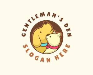 Dog Cat Veterinary logo design