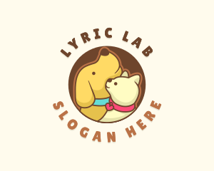 Dog Cat Veterinary logo design