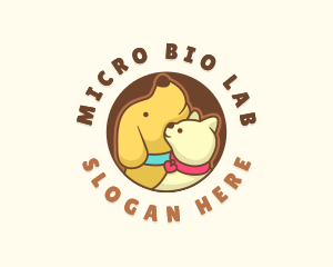 Dog Cat Veterinary logo design