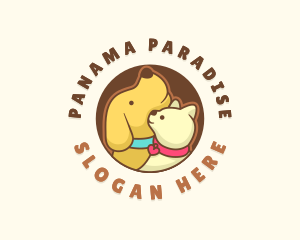 Dog Cat Veterinary logo design