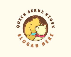 Dog Cat Veterinary logo design