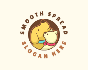 Dog Cat Veterinary logo design