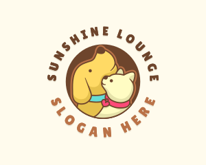 Dog Cat Veterinary logo design