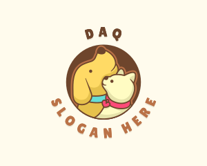 Dog Cat Veterinary logo design
