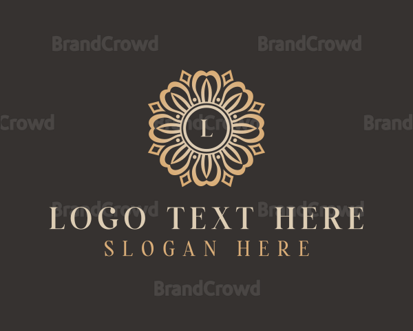 Wedding Event Flower Logo