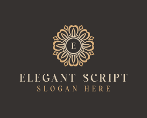 Wedding Event Flower logo design