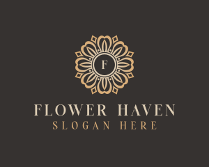 Wedding Event Flower logo design