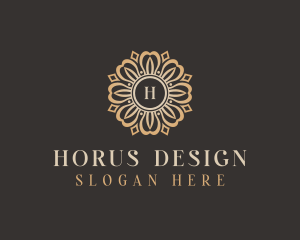 Wedding Event Flower logo design