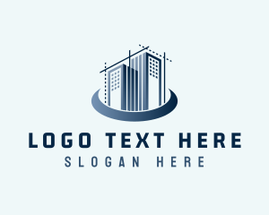 Architect - Draftsman Architect Contractor logo design