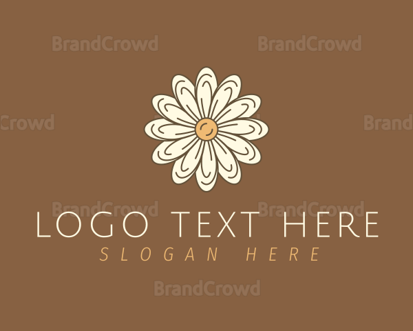 Daisy Flower Garden Logo