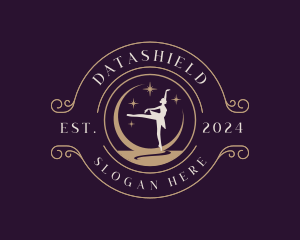 Elegant Ballet Dancer Logo