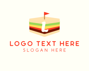 Cafeteria - Sandwich Food Cafeteria logo design
