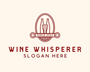 Sommelier - Wine Sommelier Bar logo design