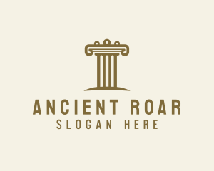 Ancient Architecture Column logo design