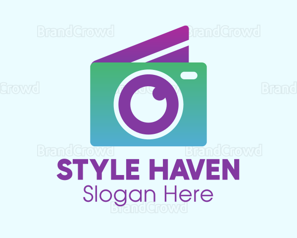 Modern Disposable Camera Logo