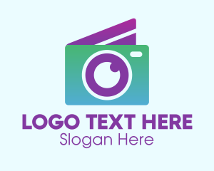 Selfie - Modern Disposable Camera logo design