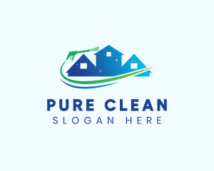 Residential Home Pressure Cleaning logo design