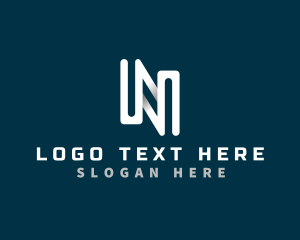 News - Media Creative Letter N logo design