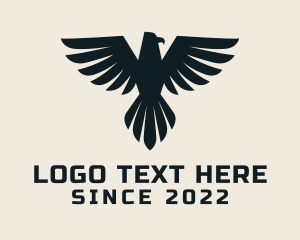 Flight - Military Eagle Bird logo design