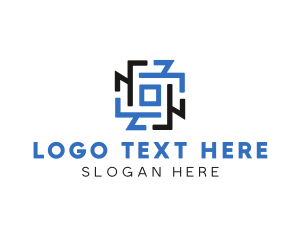 Maze - Tech Box Business logo design