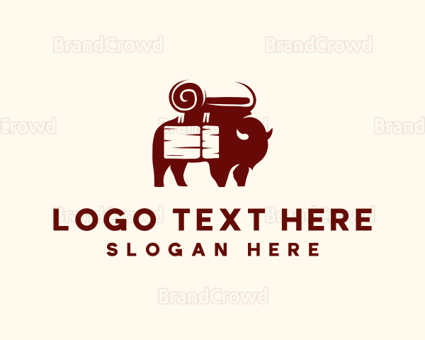 Bison Crate Travel Logo