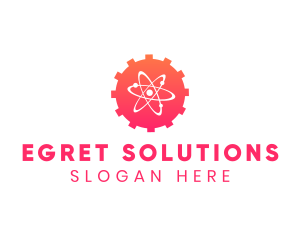 Science Innovation Engineering Cog logo design