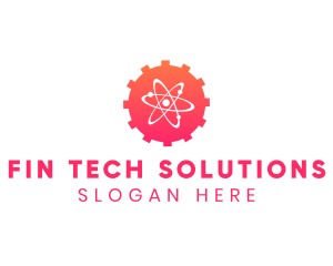 Science Innovation Engineering Cog logo design