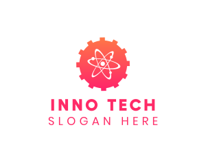 Innovation - Science Innovation Engineering Cog logo design