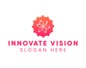 Science Innovation Engineering Cog logo design