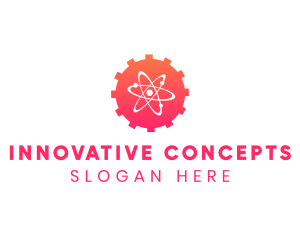 Science Innovation Engineering Cog logo design