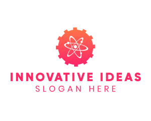 Science Innovation Engineering Cog logo design